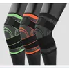1pc 3D onder druk fitness hardlopen fietsen kniebeschermer steunbeugels elastisch nylon sportcompressiemouw voor basketbal