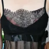 Indumenti da notte da donna per le donne Bretelle Abito trasparente in pizzo Pigiama Intimo Completi da boudoir sexy Intimo babydoll senza schienaleIntimo da donna