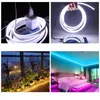 Strips Neon Strip 5V Battery Powered Waterproof DIY Home Decor Sign Red Blue Pink White Ice SMD 2835 120leds/m LED StripLED
