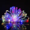 Cadenas luces de cuerda solar al aire libre 5/10/20m tubo LED cuerda impermeable fairy fiesta de navidad jard￭n luces stringsled