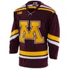 Championnat NCAA Frozen Four 2022 Maillot de hockey des Golden Gophers du Minnesota personnalisé 58 Sampo Ranta 40 Mat Robson 2 Tyler Nanne (C) 9 Sammy Walker (C) 23 Ryan Johnson Maillots