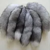 Nyckelringar Big Fur Tail Keychain Women Men Handväska Tillbehör Girls Bag Charm Furry för A83249C