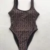 Einteiliger Designer-Badeanzug für Damen, roter Badeanzug, klassische Badebekleidung mit Buchstabendruck, sexy Strand-Outfits, rückenfreier Monokini-Sommer-Body