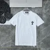 Siyah Beyaz Haç Erkek ve Kadın Unisex Kısa Kollu T-Shirt Moda Markası
