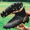 Kid Quality Soccer Shoes Mbappe Football Boots Futsal Chuteira Campo Cleats Мужчины.