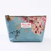 Designer Polyester leather CY1007 Simple Waterproof Makeup Pouch Cosmetic Bag Women Makeup Organizer Travel Toiletry Floral Cosmetics Case