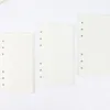 A5 Binder Refill Loose Leaf Filling Paper Product 6 holes ring 100gsm Daily Weekly Monthly Planner Grid Dot Line Blank Papers Inserts Paper Notepaper