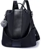 Zaino da donna Borsa da viaggio in nylon impermeabile Zaino antifurto Borsa da viaggio leggera a tracolla