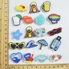 Fidget Toy Mini Cartoon Modeling Jibz Shoe Charms 2D Soft PVC Sandals Pendants