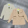 Творческая эластичная талия куртки модные суставные название Blazers покрывает женские карманные лацка