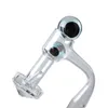 Diamante de solda completa/fundo facetado para fumar Terp Slurper Quartz Banger com conjuntos de mármores de vidro com borda chanfrada sem costura Slurpers Nails para plataformas de Dab de bongos de água de vidro