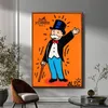 Graffiti Art Alec Monopoly Leinwand Malerei Modulare Bilder und Drucke Wandkunst für Wohnzimmer Home Dekoration