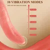 Seksspeeltje stimulator Tonglikken Vibrator voor Vrouwen Anale Clitoris Stimulator Tepel Zachte Masturbator Erotische Machine Volwassen Speelgoed787865480507