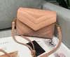 tasarımcılar loulou omuz çantaları lüks deri çantalar crossbody altın gümüş zincir diyagonal askılı çanta Kılıf Cüzdan çanta 80169 #