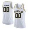 Michigan Wolverines College Maglie da basket Cole Bajema Jersey Juwan Howard Jalen Rose Jimmy King Chris Webber Glen Rice Cucitura personalizzata