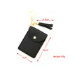 Porta di carta in pelle PU Ladies Wallet Coin Fashi