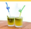 Stock Creative Eco Glass Drinking Straws Special Shaped High Temperature Resistant Milk Cocktail Fruit Juice Beverage Straw SS1108