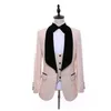 2022 Nuovi groomsmen bianchi Scialle smoking da sposo con sposo da sposo rosso/bianco/nero giacca per blazer da sposa e cravatta di sabbia pantaloni e gilet