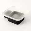 Soap Dishes Contemporary Black Painting Wall Mounted Solid Stainless Steel Dish Holder Bathroom Accessories N1007Soap