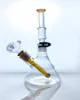 Em estoque cachimbo de água de vidro borosilicato mini equipamento de conversão 2 em 1 (gb-313) bongos de combinação