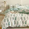 Spring and Summer Cotton Four Piece Set Ab Version Flower Pure Bed Sheet Quilt Cover Three