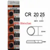 10 stks 1 lot CR2025 3 V lithium li ion knoopcel batterij CR 2025 3 Volt liion muntbatterijen voor Horloge 300A3270138