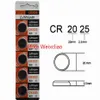 10pcs 1 lote CR2025 3V bateria de célula de botão de íon de lítio CR 2025 3 Volts baterias de moeda de íon de lítio para relógio 300A5218128