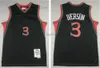 Retro gestikte basketbalshirts 3 Iverson Jersey 1996-97 1997-98 2003-04 Verschillende teams Heren Dames Jeugd Maat XS-XXL