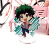 Keychains My Hero Academia Anime Figure Acrylic Stand Model Toy Might Shigaraki Tomura Action Collection Gift2367