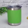 10oz Tumblers Stainless Steel Straight Cup Car cup Vacuum Insulated Beer Coffee Mugs with Lid