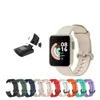 Bracelet de remplacement en silicone souple et respirant pour Xiaomi Mi Watch Lite et Redmi Watch Wristband
