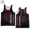 PLstar Cosmos Firemen Firefighters Customized Name 3D Print Fashion Summer Tank Top For Men Women Casual Beach Vest F21 220707