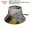 Berety Bumblesheep Bucket Hat Czapka przeciwsłoneczna Owca Popsurrealizm Wyimaginowane stworzenie Irlandia Tanya Bond Obraz olejny Portret Wróżka BrimlessBerety