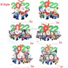 17 Style 2022 Kersthars hanger ornamenten Tree Decorations Santa Claus Familie Diy Naam