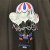 T-shirt kith Nero Kith Rose t 2022 Uomo Donna Alta qualità Fire Balloon Graphic Tee Top casual in cotone manica corta