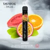 Tastefog vente en gros OEM/ODM Vape jetable liquide Pod Vape 800 bouffée 2 ml avec certificat CE TPD