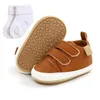 Atletische Outdoor Baywell Born Baby Soft-Soled Non-Slip Sneaker Toddler Casual Shoes Socks Sets Infant Birthday Gifts 0-18Mathletic Athleti