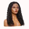 Afro Kinky Dalga Perukları Ön Dantel Uzun Kıvırcık Spiral Curl Peruk Toptan