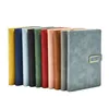 A5 B5 Journal Notebook PU Leather Cover Notepads Magnetic Closure Diary Office Work Business Sketchbook