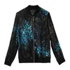 2022 Moda Summer Chiffon Print Bomber Bomber