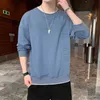 2022 Spring and Autumn New Men's Fake Two Long Sleeved T-shirt Fashion Trend Loose Couple Bottomed Sweater