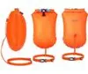 Zwemvest Boei Opblaasbaar Open Zwemmen Tow Float Dry Bag Dubbele lucht met heupgordel voor watersportopslag Safety3409838