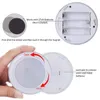 Sensor táctil de inmersión Táctil Dimmable LED debajo de los gabinetes Lámparas de disco de doble color calientes Luz de cocina de vestuario cercano luz de la noche