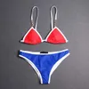 Frauen Drei-Punkt-Badeanzug Mode Sommer zweiteilige Bikini-Anzüge Set mit Buchstaben Sexy Strand-Badeanzug-Badebekleidungs-Kleidung hochwertig