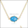 Colares pendentes pingentes j￳ias resina azul hamsa colar pedra manuada Fatima Garda de corrente de ouro para mulheres entrega 2021 FD07