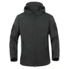 Utomhus Vattentät Softshell Jacket Hunting Windbreaker Ski Coat Vandring Regn Camping Fiske Taktisk Kläder Menwomen 220406