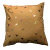 Cushion/Decorative Pillow Shiny Modern Yellow Super Soft Foil Printing Square Decorative Velvet Throw Cute Lovely Bee Cushion Case Pillowcas