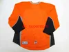 rare STITCHED CUSTOM 2010 ECHL ALL STAR GAME ORANGE JERSEY ADD ANY NAME NUMBER MENS KIDS JERSEY XS-5XL