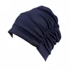 Women New Elastic Cap Turban Muslim chemotherapy Cancer Chemo Hat Beanie Scarf Aallj