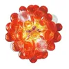 100% munblåst hängslampor ce ul Borosilicate Murano Style Glass Dale Chihuly Art Ball Chandelier Round Glass Lamp